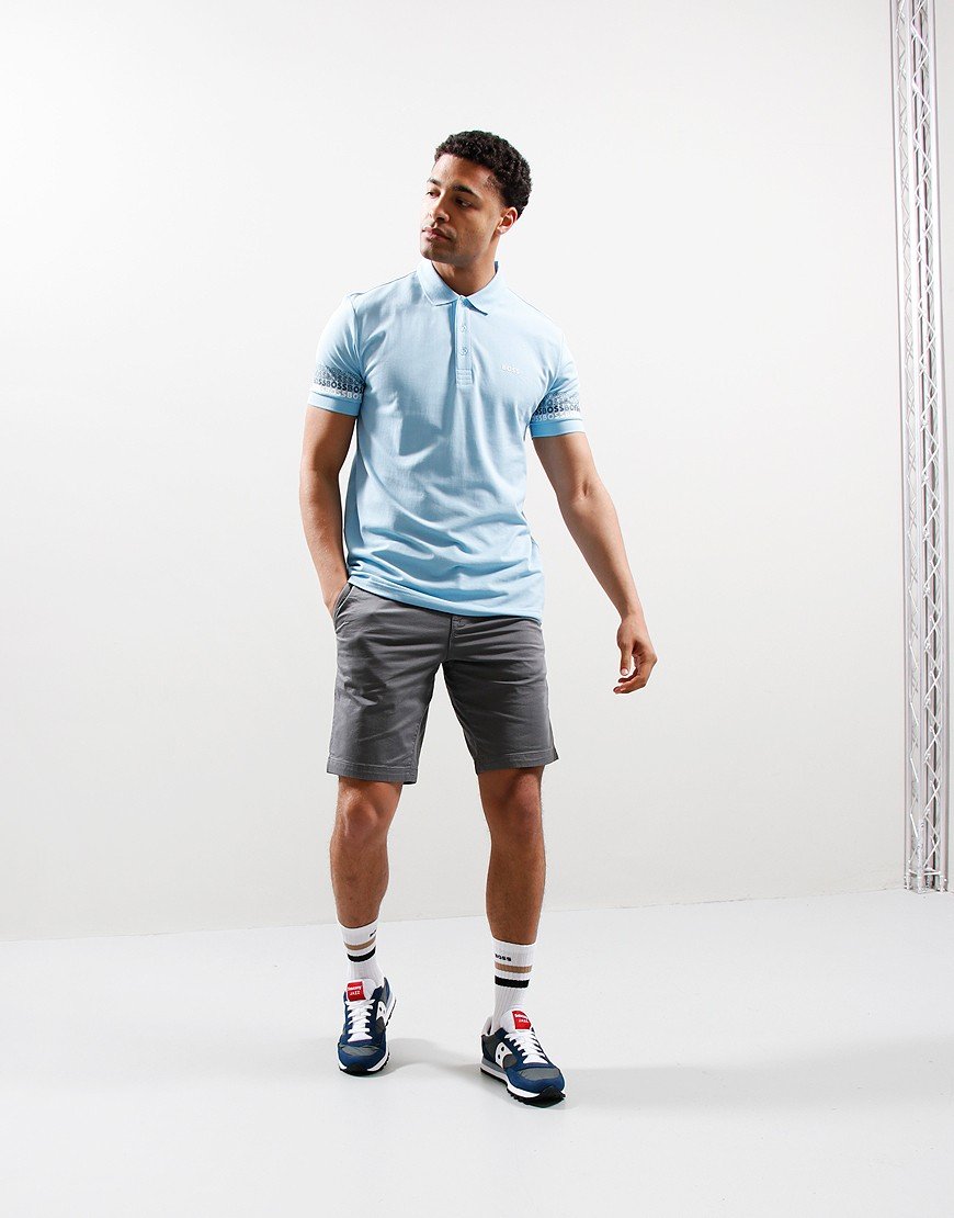 BOSS Paddy 2 Polo Shirt Light Pastel Blue