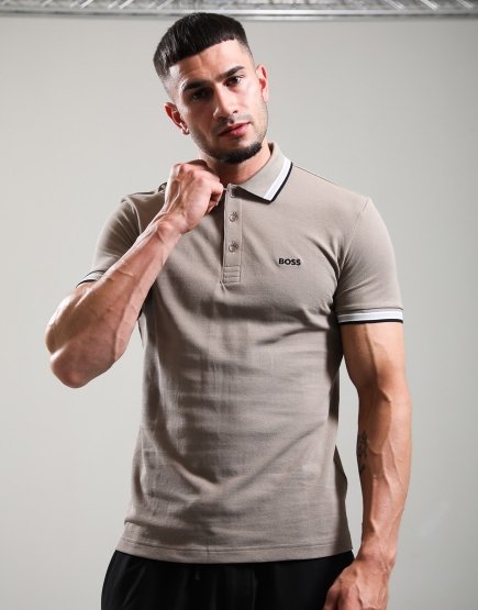 BOSS Paddy Polo Shirt Light/Pastel Brown 238