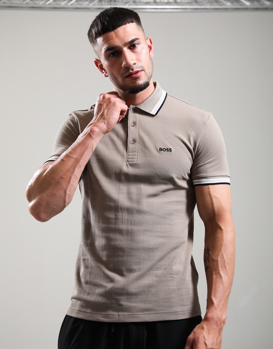 BOSS Paddy Polo Shirt Light/Pastel Brown 238