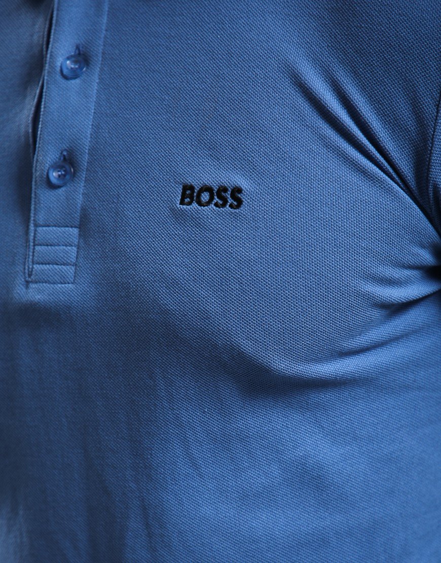 BOSS Paddy Polo Shirt Medium Blue