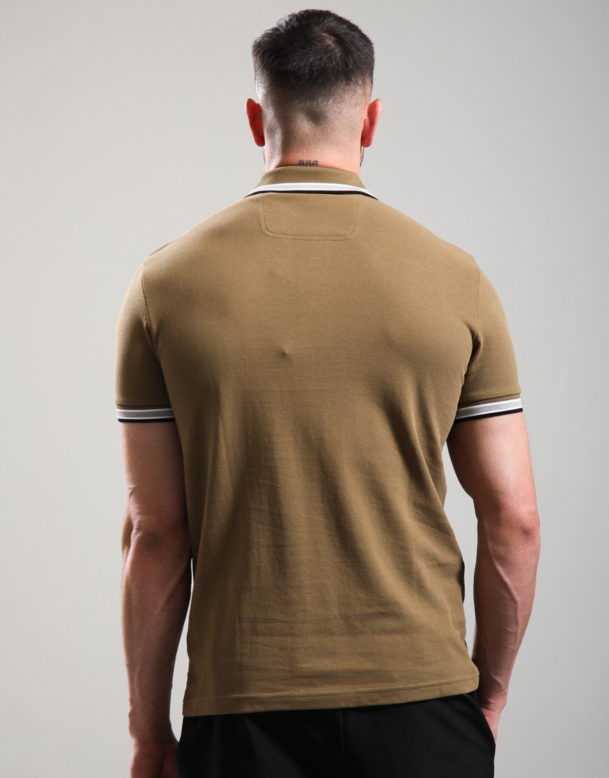 BOSS Paddy Polo Shirt Medium Brown 219