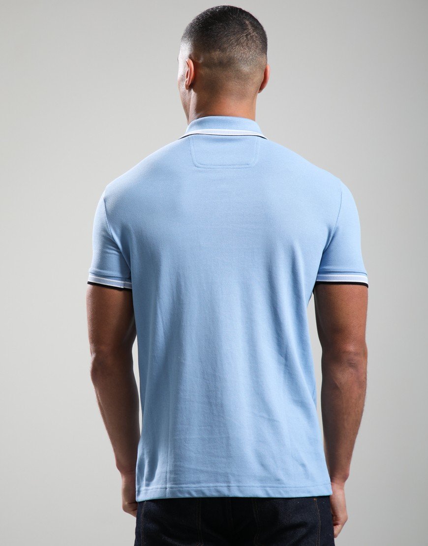 BOSS Paddy Polo Shirt Open Blue