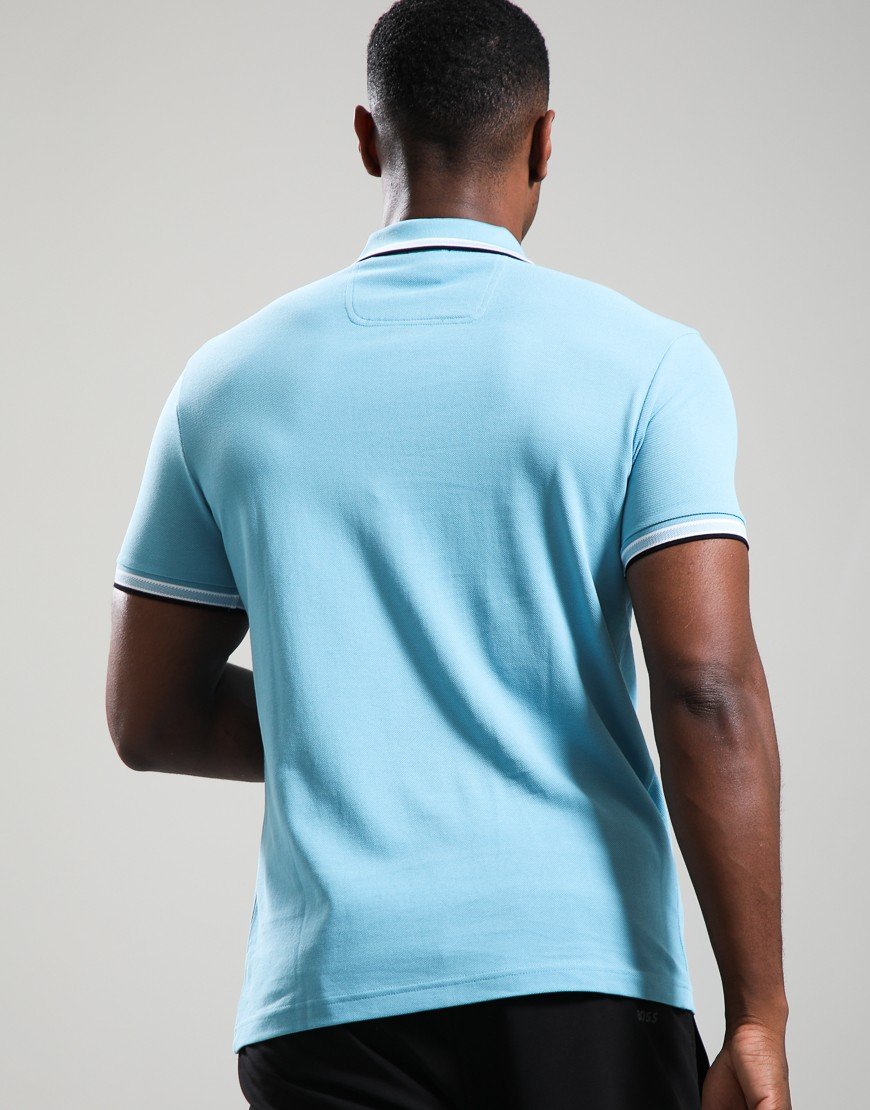 BOSS Paddy Polo Shirt Open Blue 486