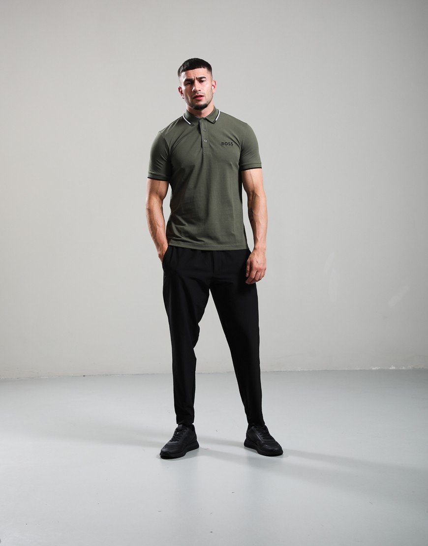 BOSS Paddy Pro Polo Shirt Open Green 398
