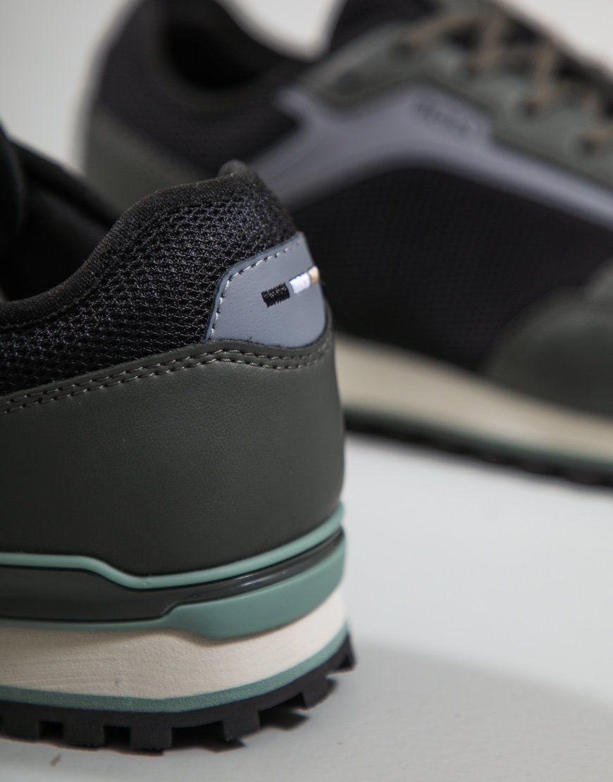 BOSS Parkour-L Runn METHN Trainers Open Green