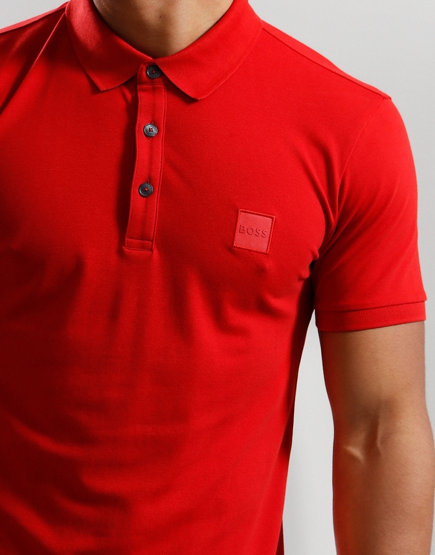 BOSS Passenger Polo Shirt Bright Red