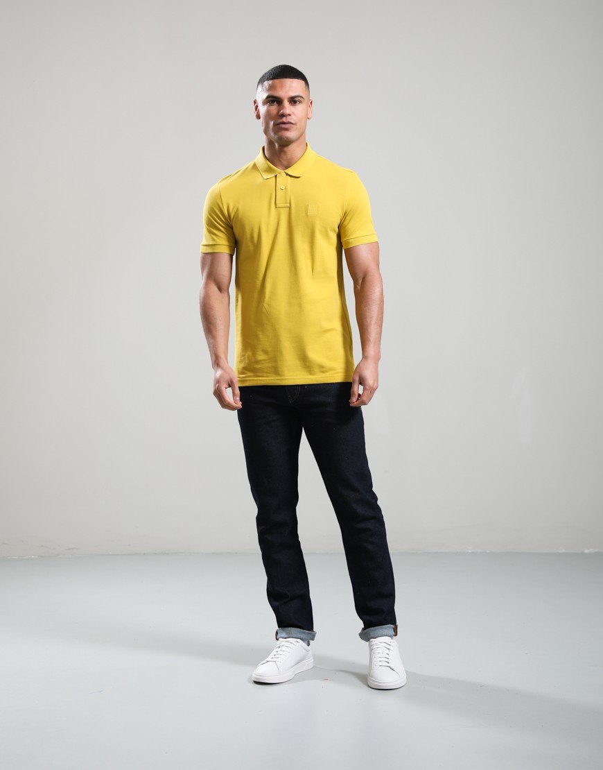 BOSS Passenger Polo Shirt Medium Yellow