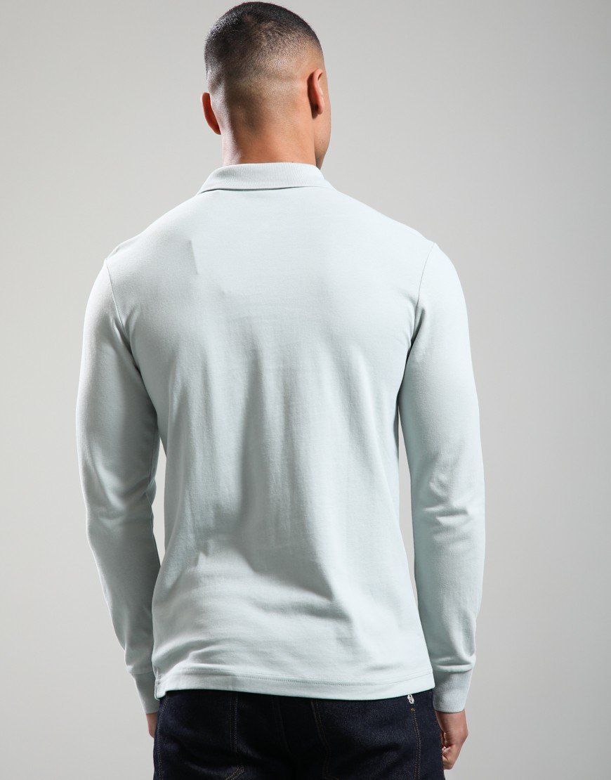 BOSS Passerby Polo Shirt Silver