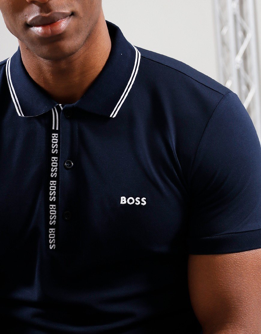 BOSS Paule 4 Polo Shirt Navy