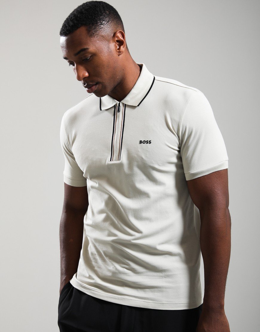 BOSS Philix GOC Polo Shirt Light Beige