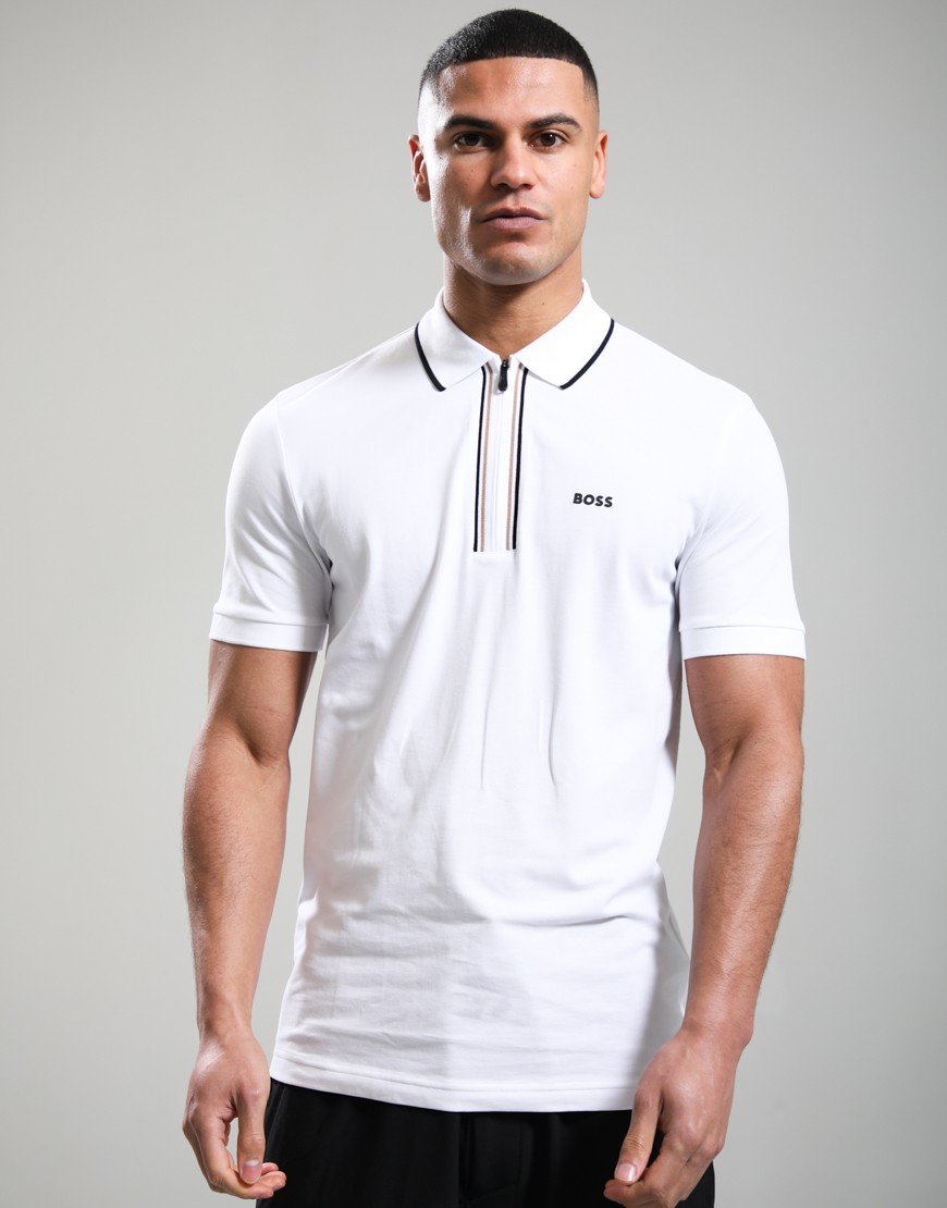BOSS Philix GOC Polo Shirt White