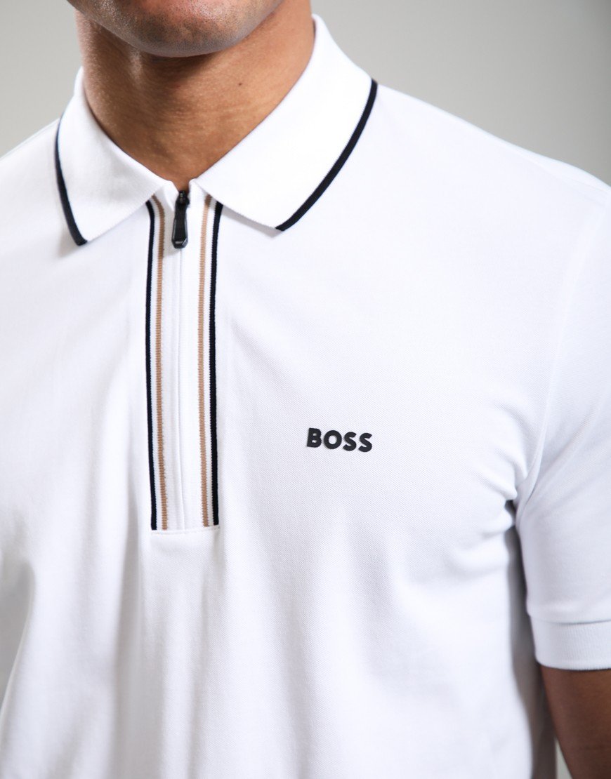 BOSS Philix GOC Polo Shirt White