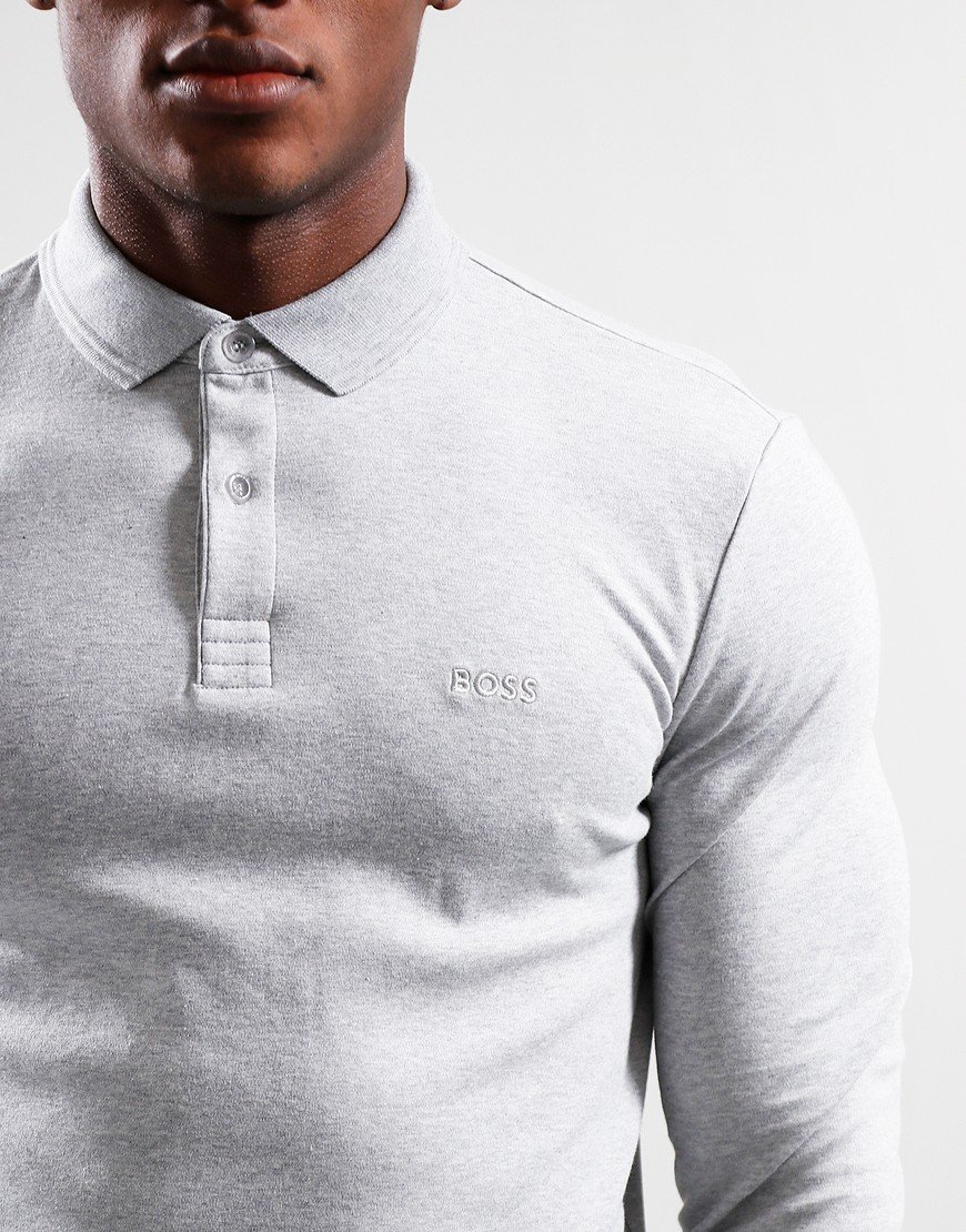 BOSS Pirol Polo Shirt Light/Pastel Grey