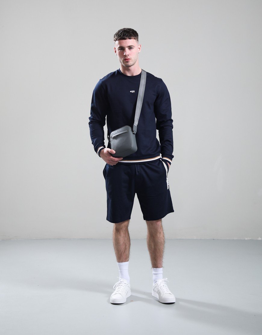 BOSS Ray_NS zip N. Side Bag Medium Grey