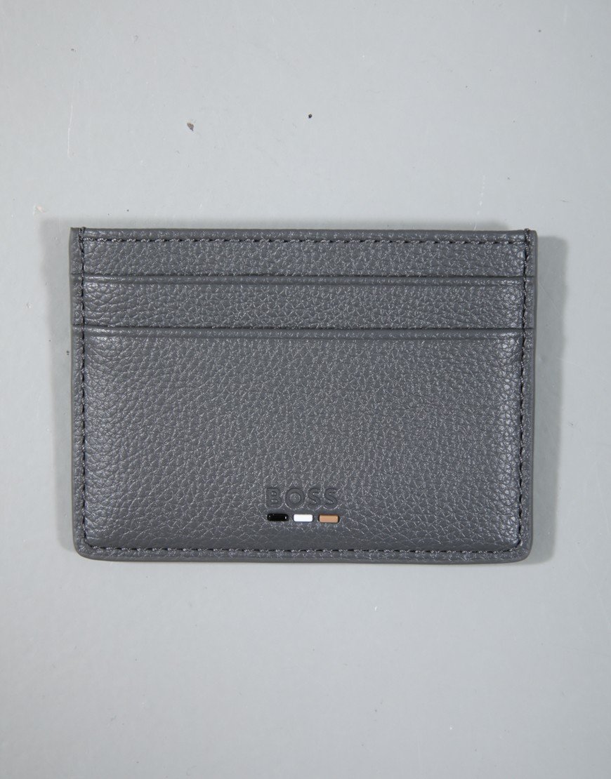 BOSS Ray_S Card Holder Medium Grey
