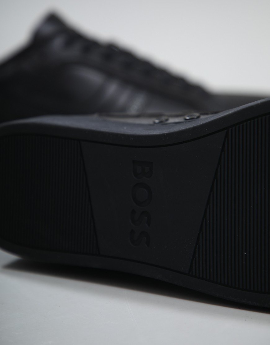 BOSS Rhys Tenn PU Trainers Black