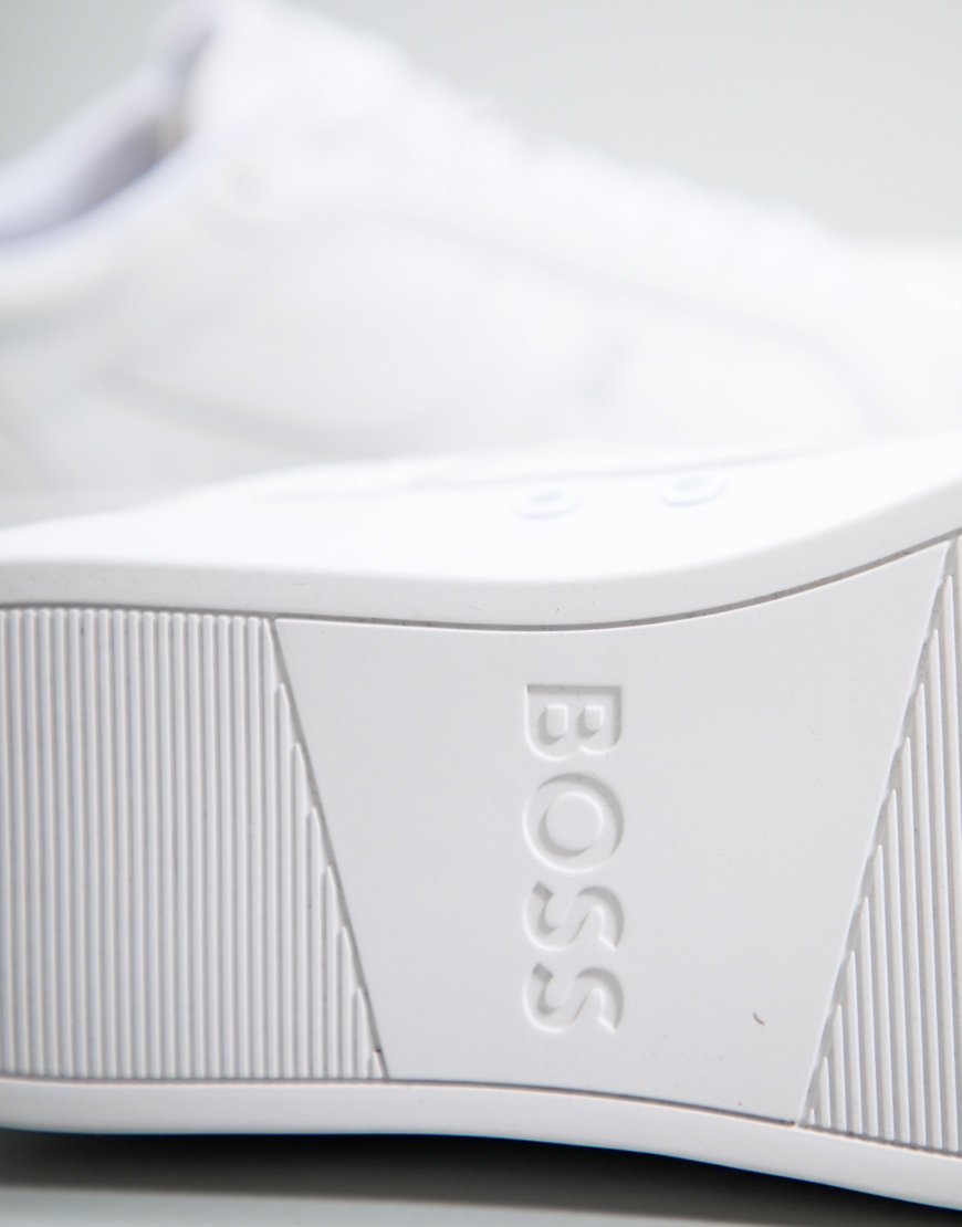 BOSS Rhys Tenn PU Trainers White