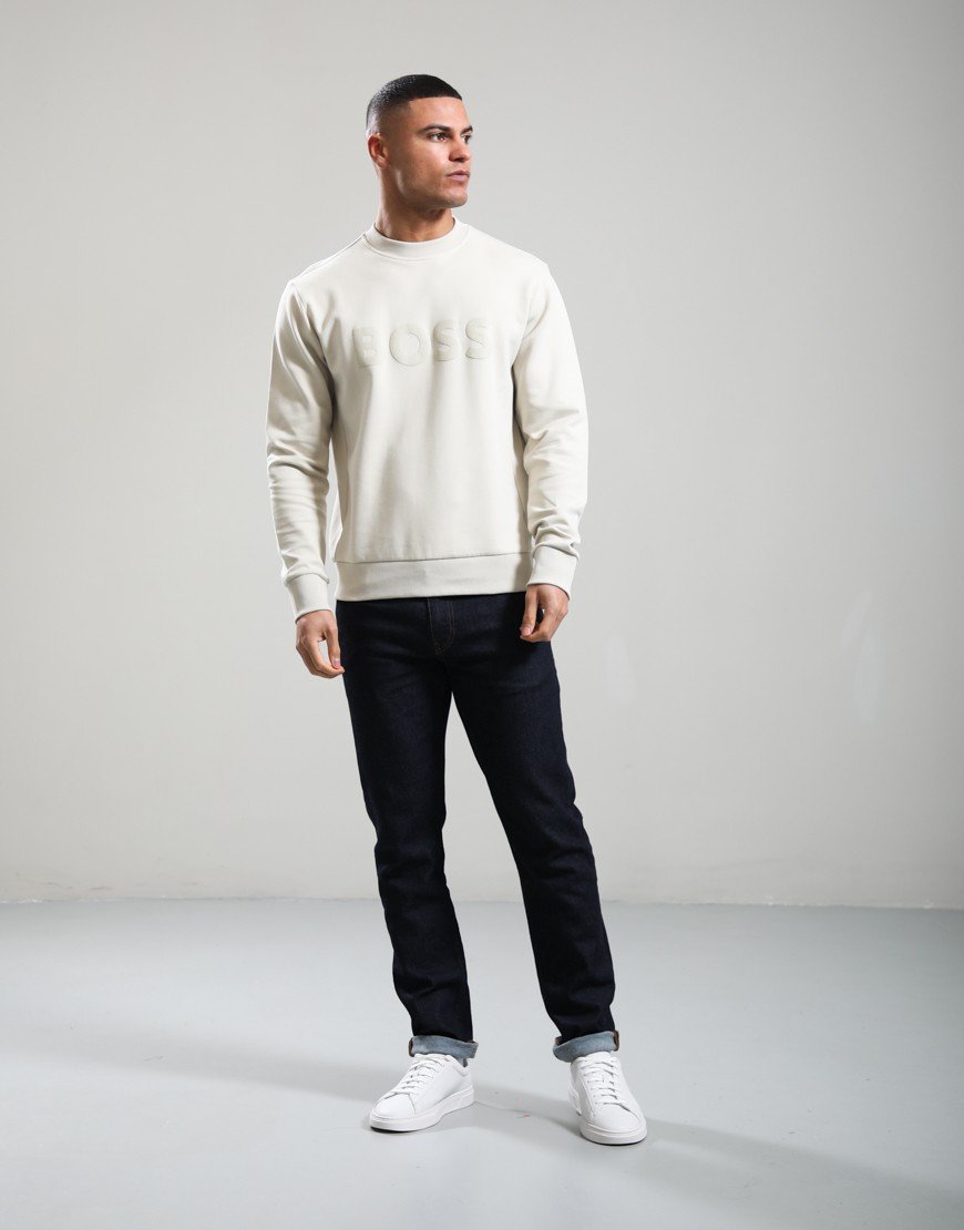 BOSS Salbo Crew Sweat Light Beige