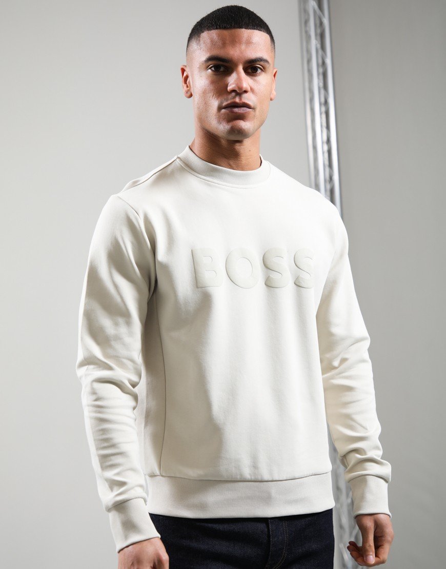 BOSS Salbo Crew Sweat Light Beige