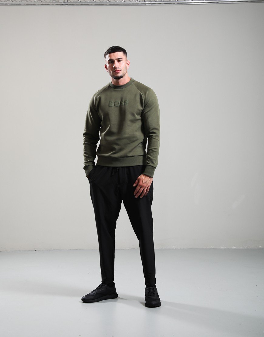 BOSS Salbo Crew Sweat Open Green 398
