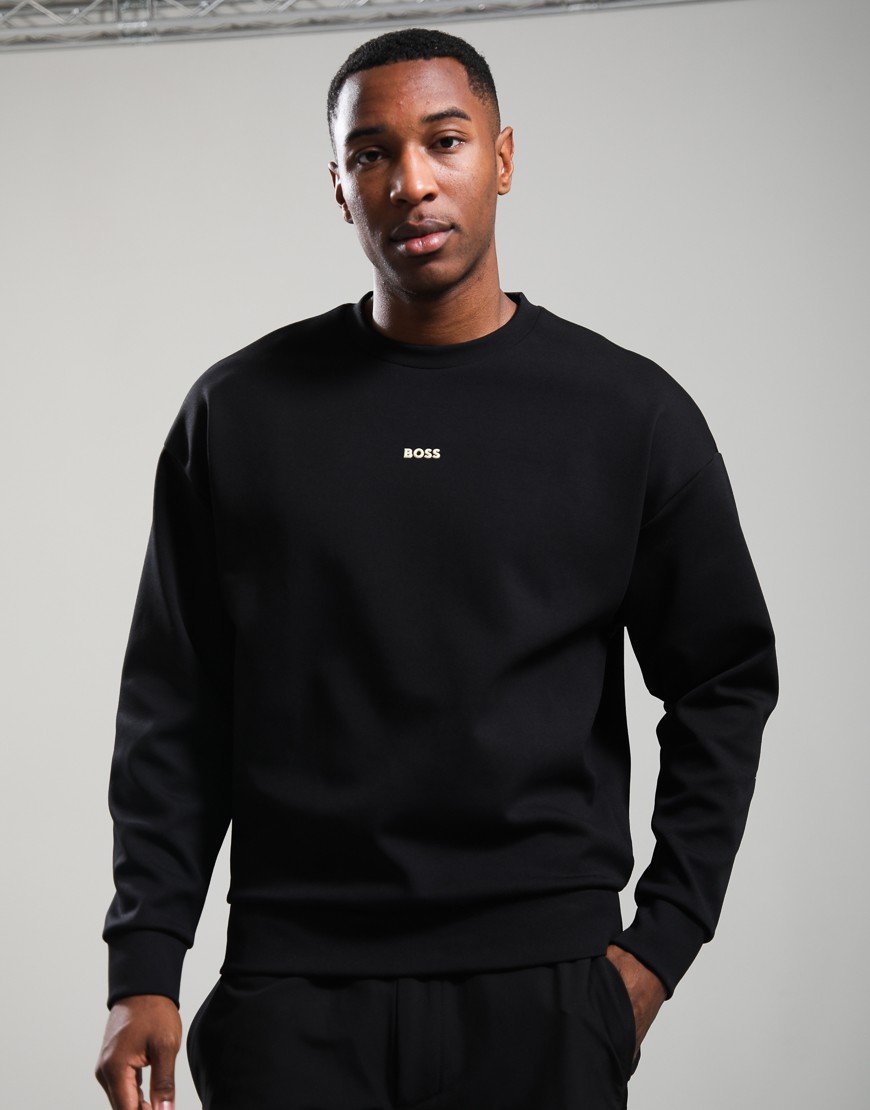 BOSS Stenson Crew Sweat Black