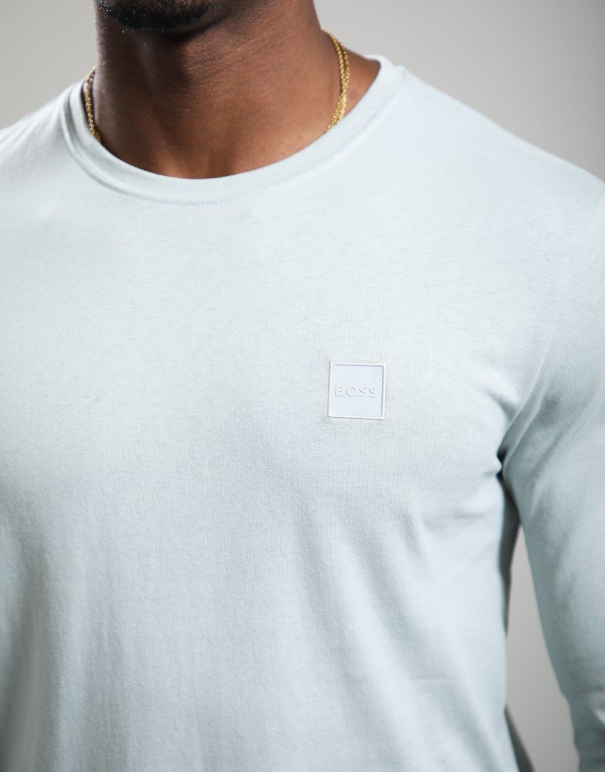 BOSS Tacks Long Sleeve T-Shirt Silver