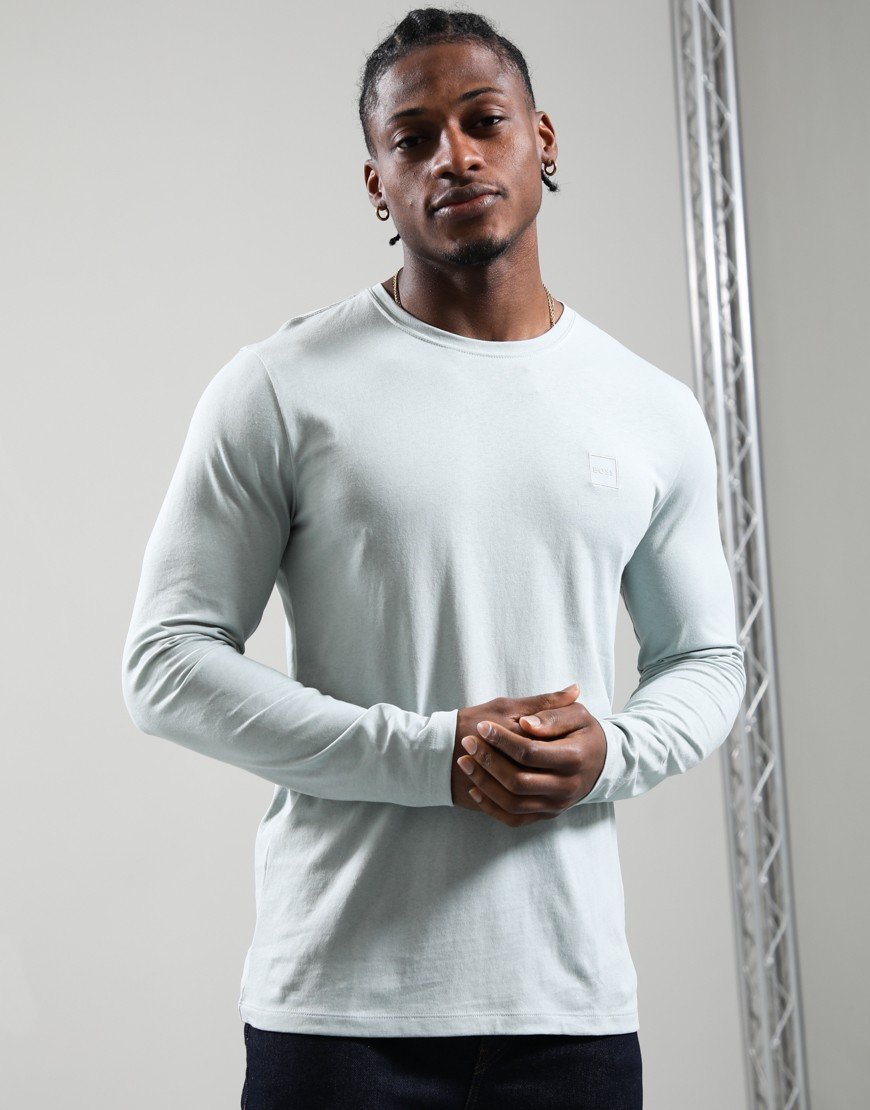 BOSS Tacks Long Sleeve T-Shirt Silver