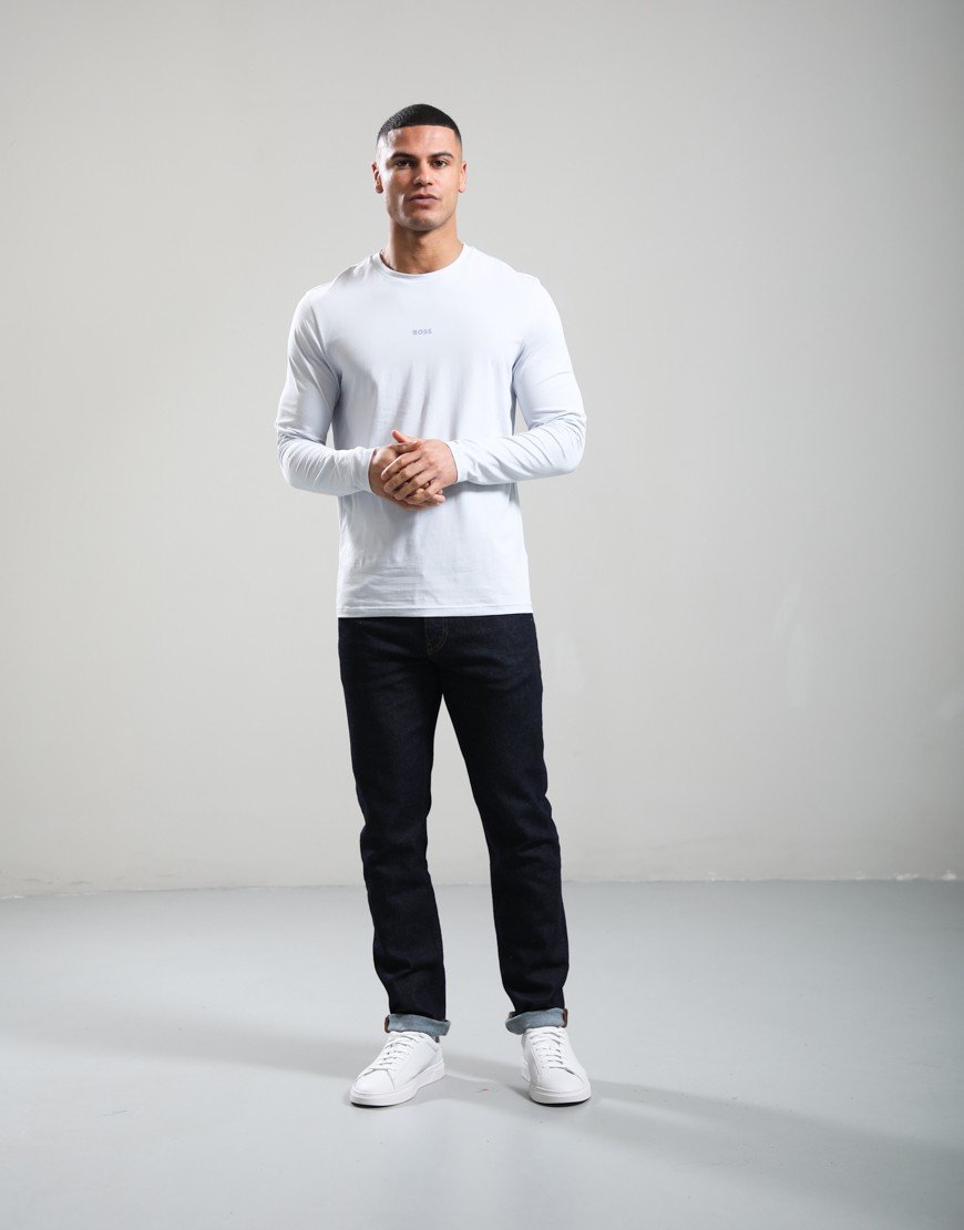BOSS TChark Long Sleeve T-Shirt Light/Pastel Grey