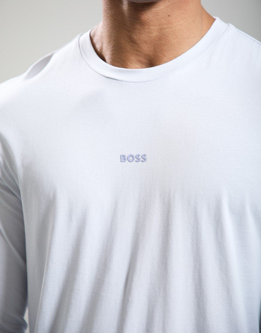 BOSS TChark Long Sleeve T-Shirt Light/Pastel Grey