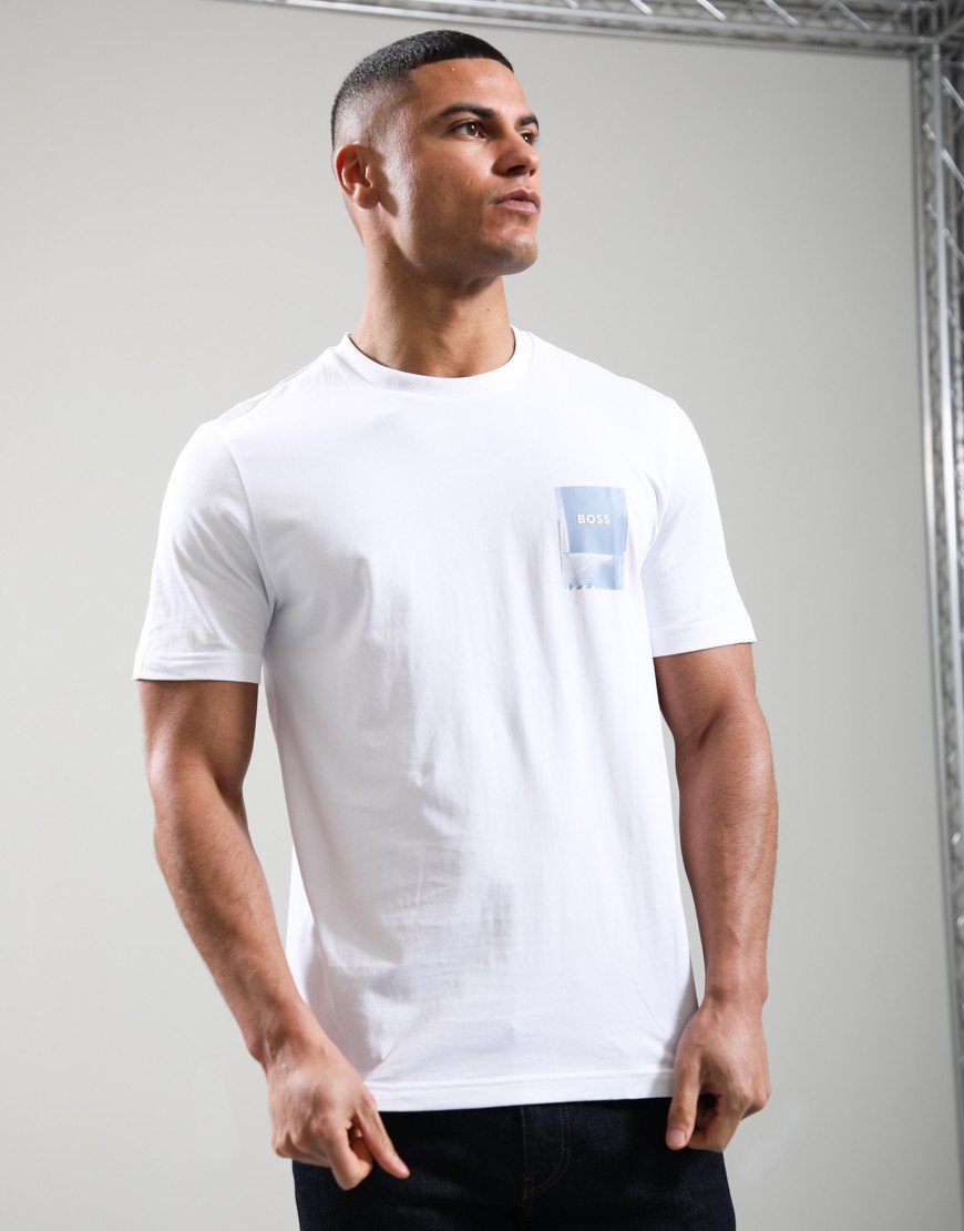 BOSS Te_Plain T-Shirt White