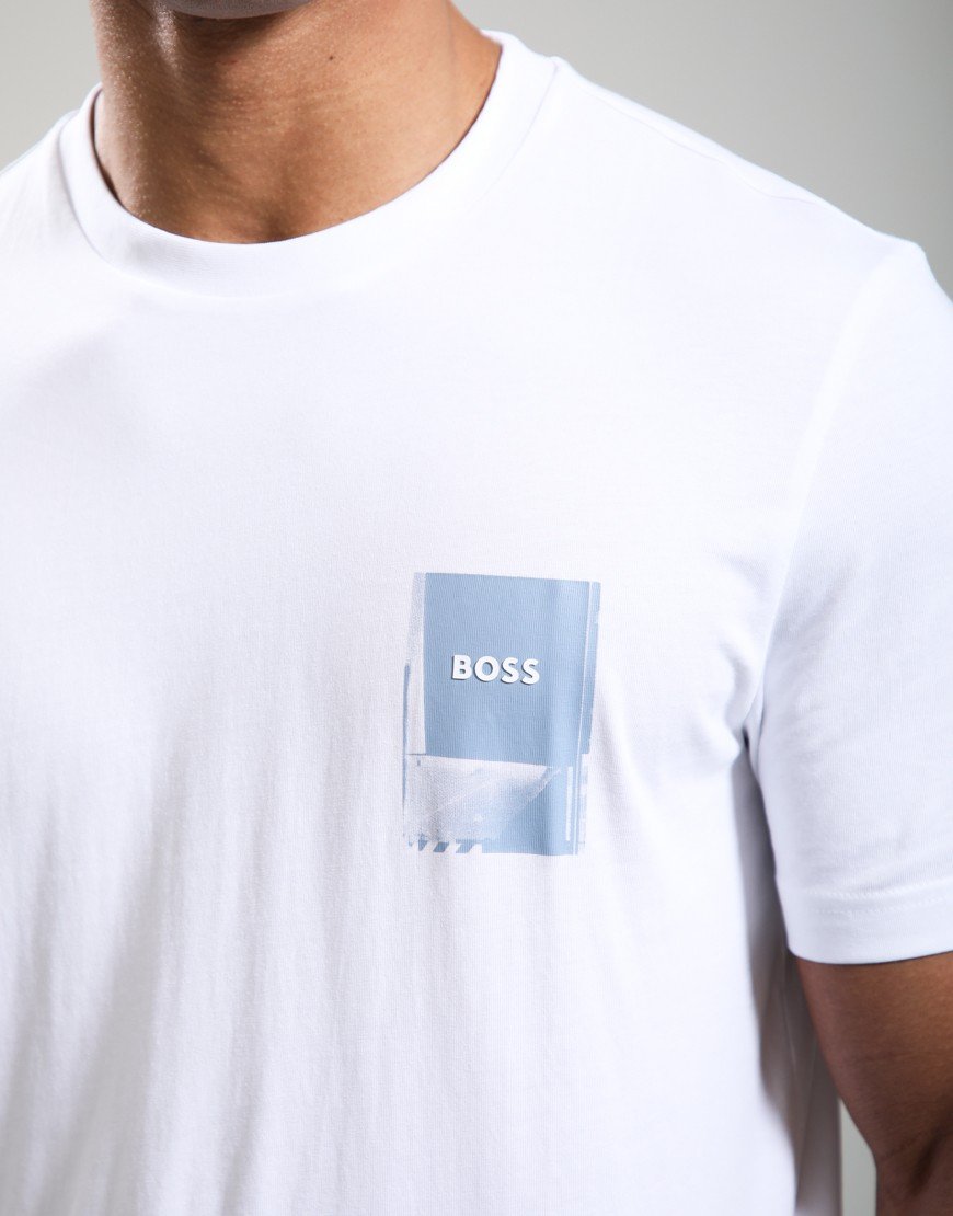 BOSS Te_Plain T-Shirt White