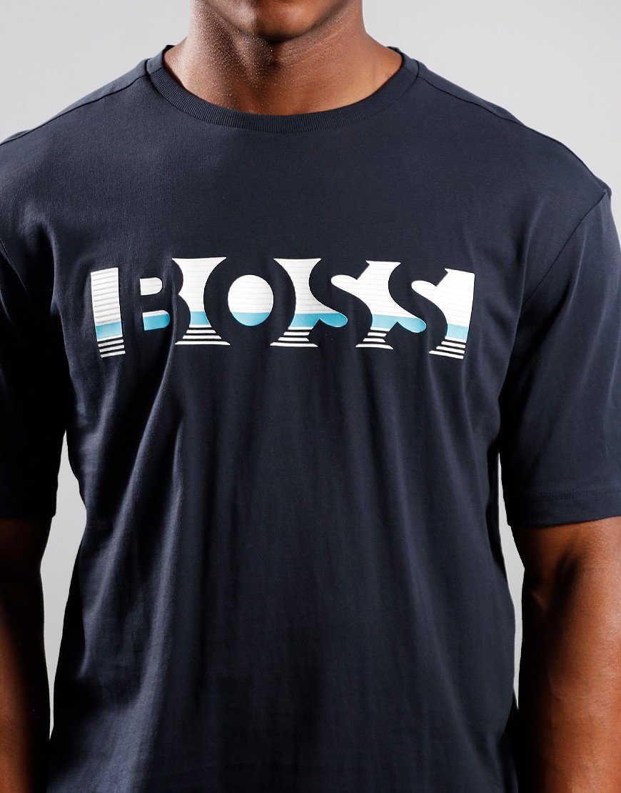 Boss - Man - Blue - T-shirt