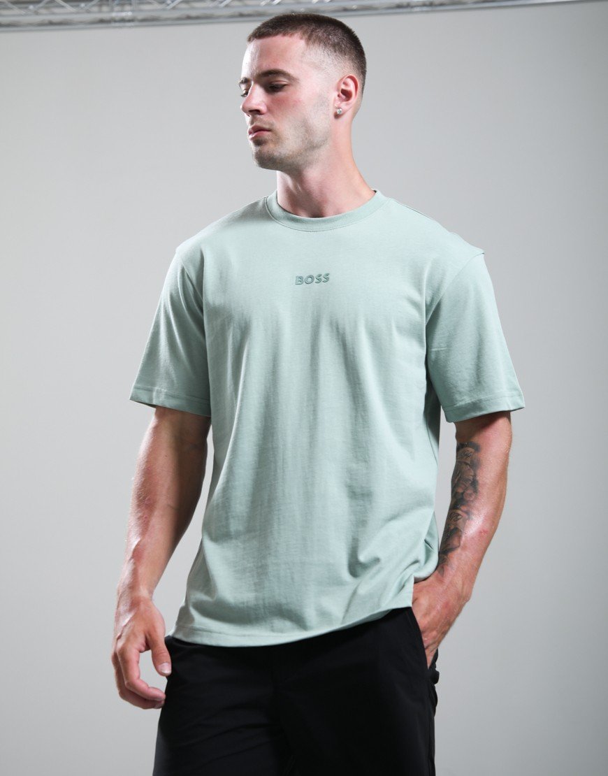 BOSS Tee 10 Basic T-Shirt Open Green