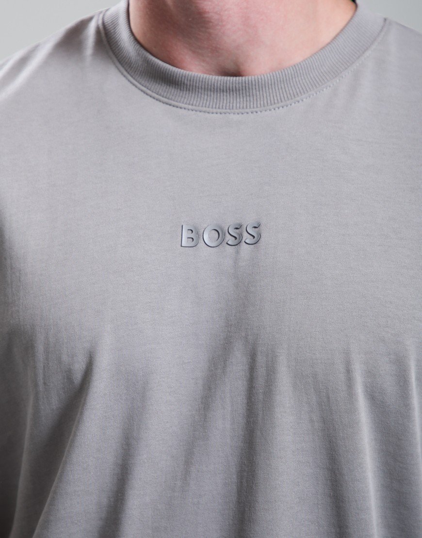 BOSS Tee 10 Basic T-Shirt Open Grey