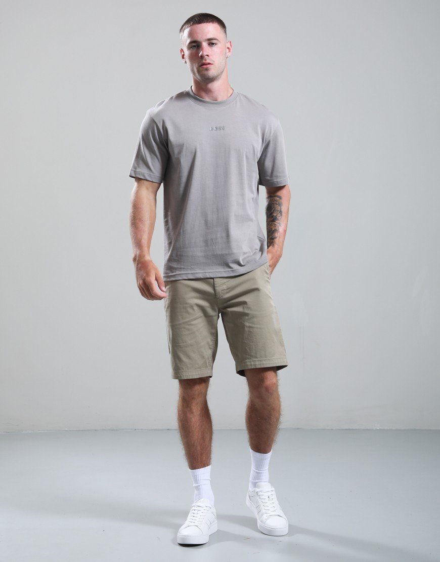 BOSS Tee 10 Basic T-Shirt Open Grey