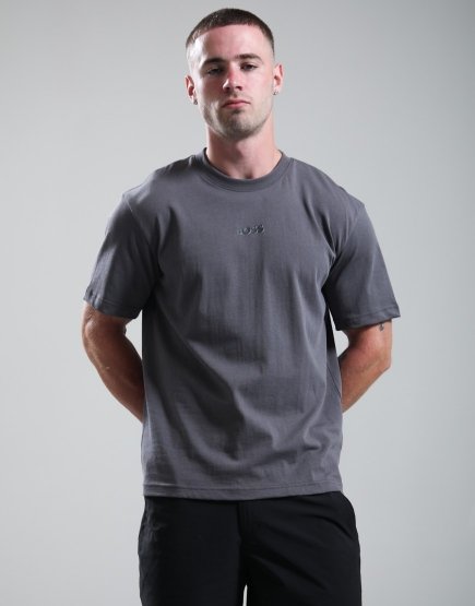 BOSS Tee 10 Basic T-Shirt Open Grey