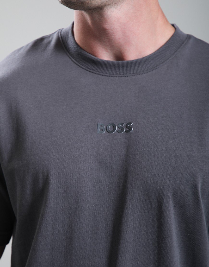 BOSS Tee 10 Basic T-Shirt Open Grey