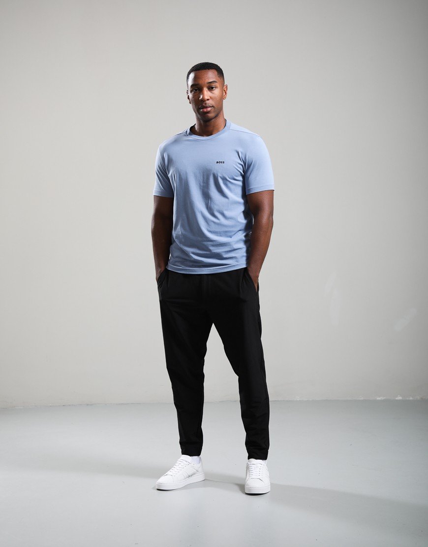 BOSS Tee Basic T-Shirt Open Blue 491