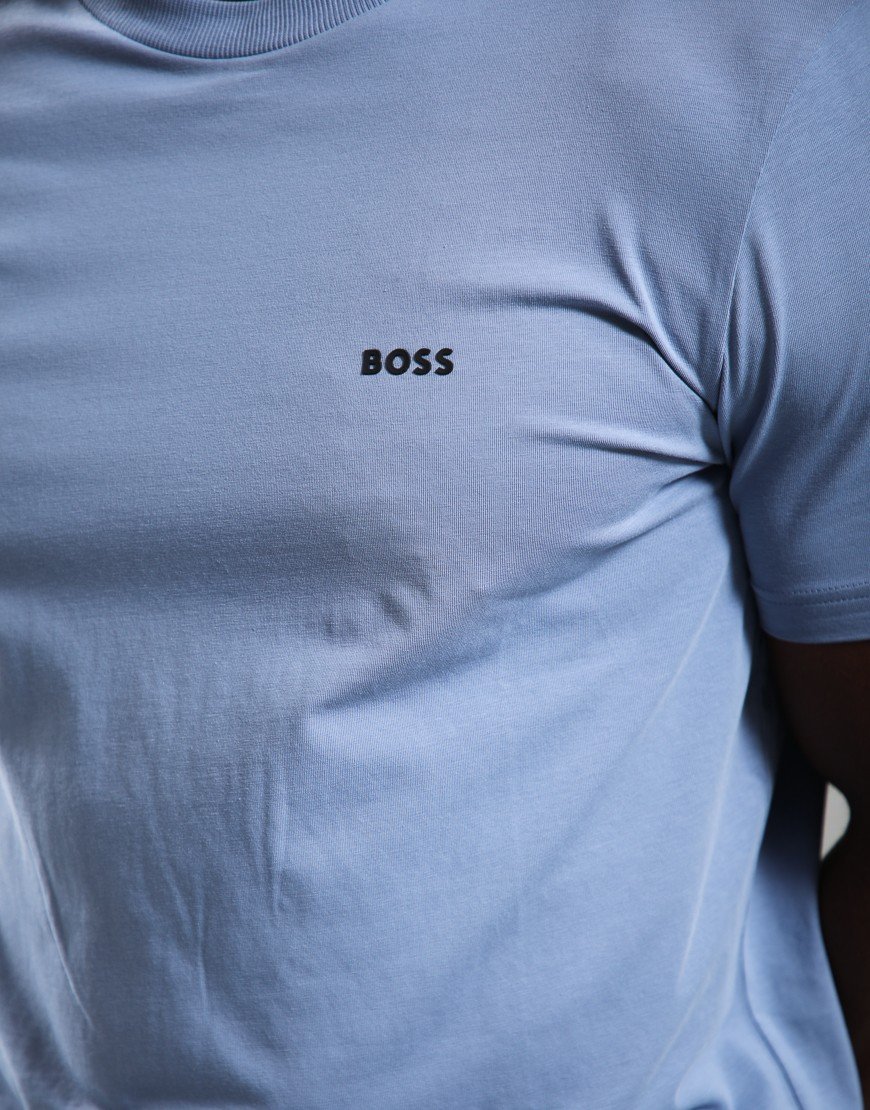 BOSS Tee Basic T-Shirt Open Blue 491