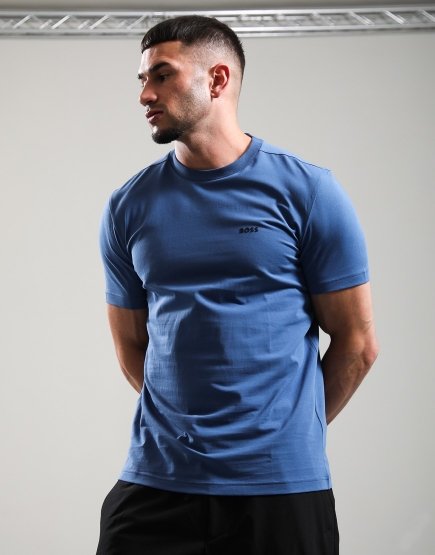 BOSS Tee Basic T-Shirt Medium Blue 427