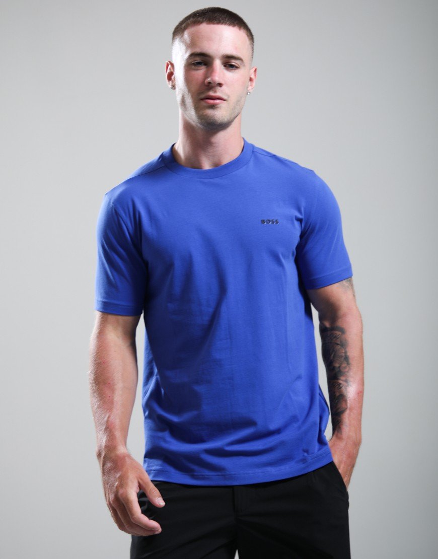 BOSS Tee Basic T-Shirt Medium Blue