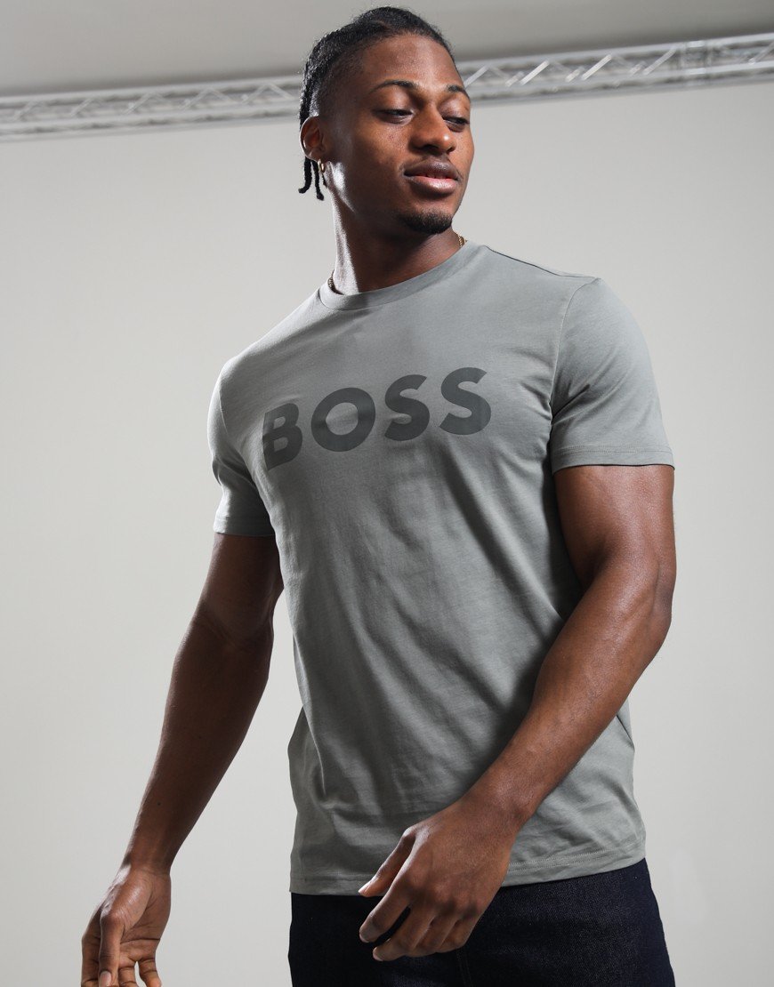 BOSS Thinking 1 T-Shirt Open Grey