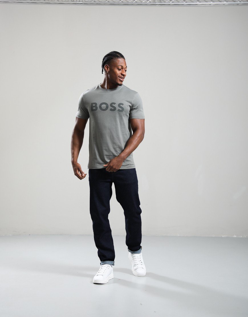 BOSS Thinking 1 T-Shirt Open Grey