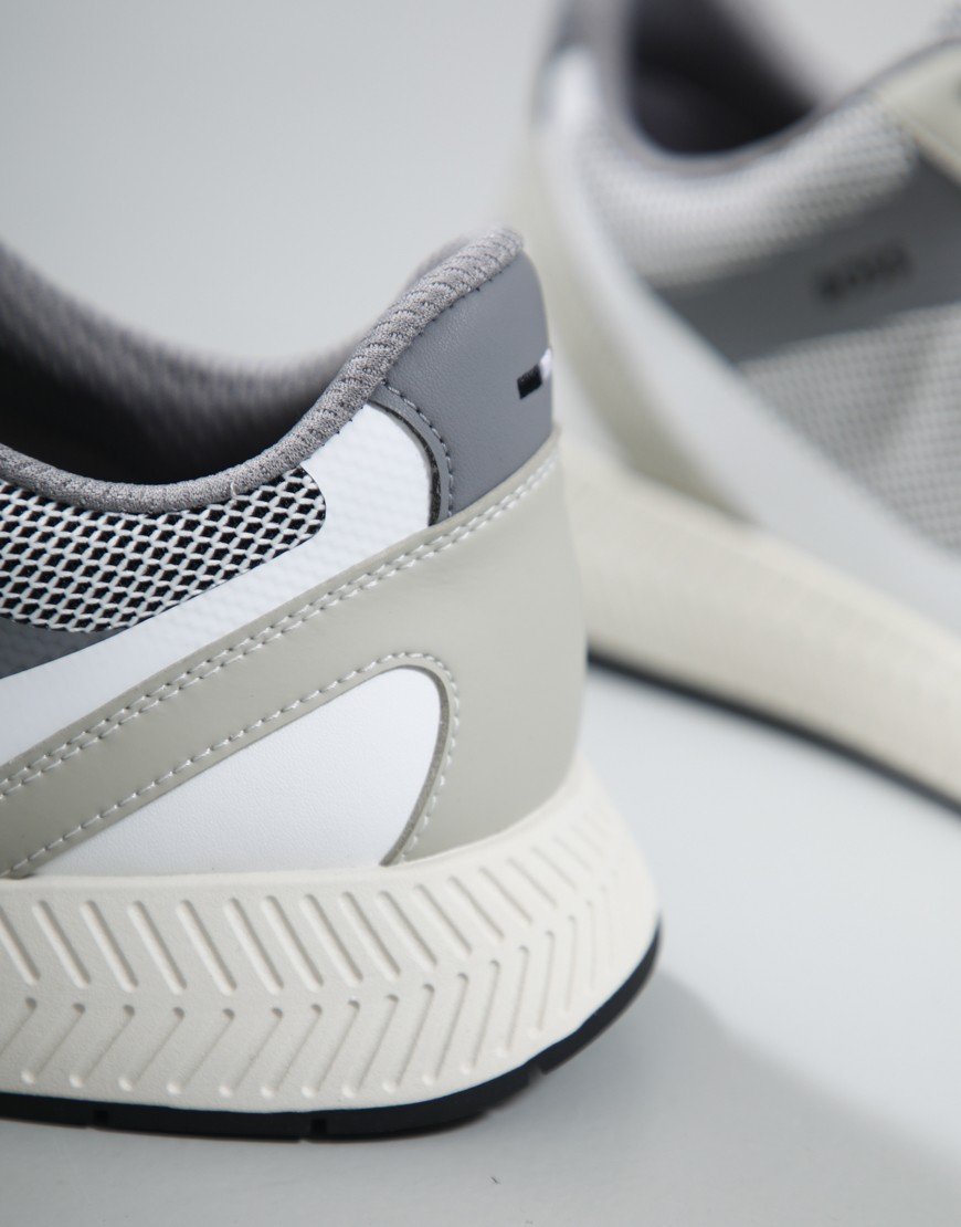 BOSS Titanium_Runn_Methal Trainers Open Beige