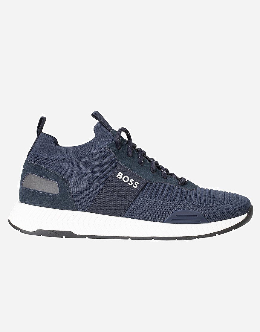 BOSS Titanium_Runn_knst_N Trainers Dark Blue
