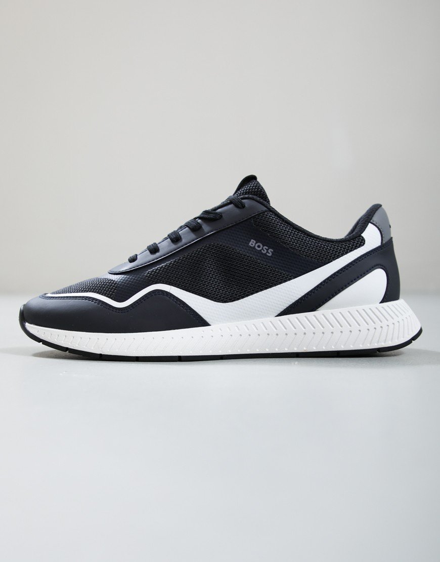 BOSS Titanium_Runn_methal Trainers Navy
