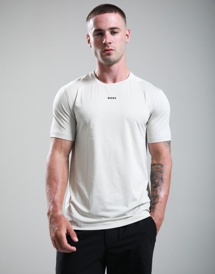 BOSS TS_Active T-Shirt Light Beige