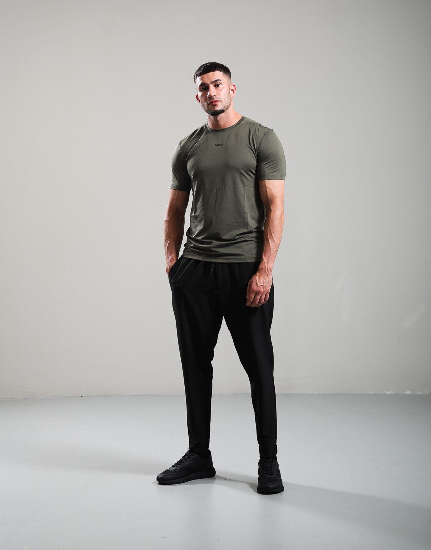 BOSS TS_Active T-Shirt Open Green 398