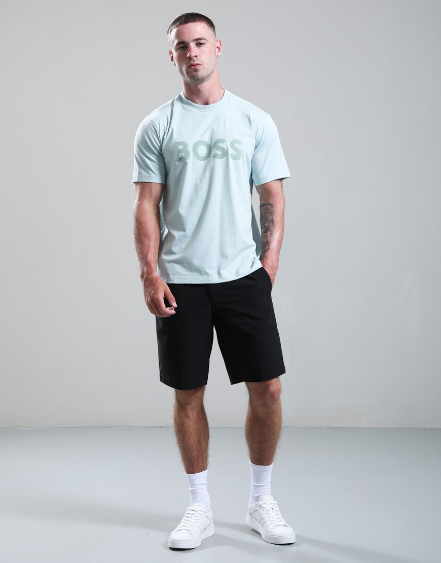 BOSS TS_Iconic Logo T-Shirt Turquoise/Aqua