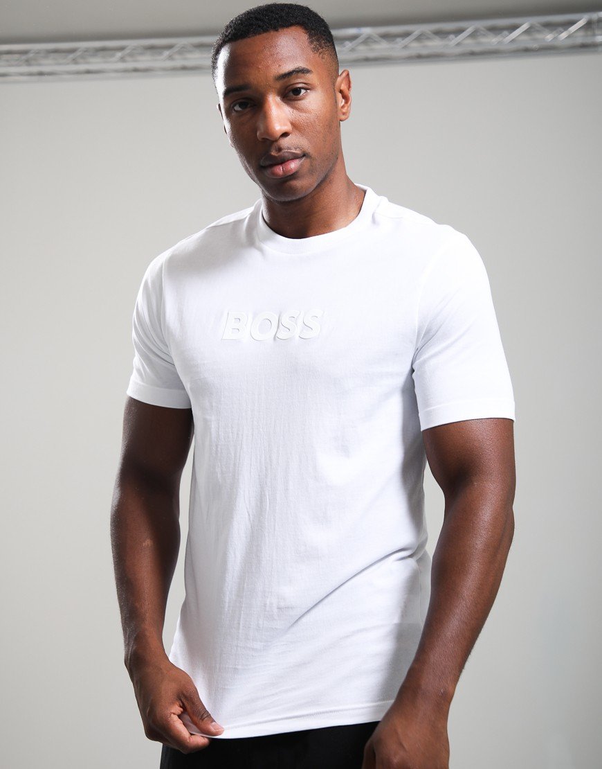 BOSS TS_Logo T-Shirt Natural 101
